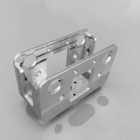 Pièces d'assemblage de caméra en alliage d'aluminium usinées CNC 5 axes sur mesure OEM, avec anodisation multicolore pour cadre de lentille