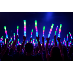 Party Love 48cm Multicolor LED Foam Glow Sticks para conciertos Bodas Fiestas-Evento versátil Suministros para fiestas de Año Nuevo Chino - Product Image 2