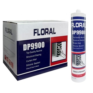 Scellant adhésif en <span class=keywords><strong>silicone</strong></span> neutre résistant aux intempéries pour portes, fenêtres, construction, murs extérieurs, blanc et noir - Product Image 1