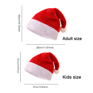 Chapeaux de Noël à thème festif, personnalisés en usine avec logo brodé, pompons moelleux, pour l'extérieur et la mode - Product Image 2