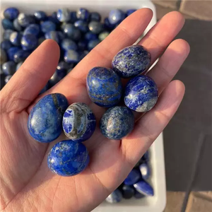 Bulk Wholesale High Quality 20-30mm Healing Crystals Gemstone Natural Blue <strong>Lapis</strong> Lazuli Carved Love Theme Ball &amp; <strong>Globe</strong> for Buyer - Product Image 4