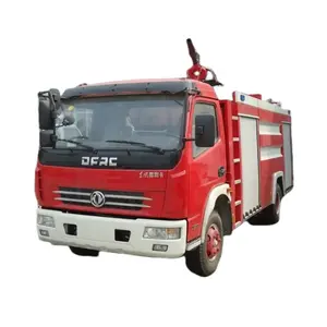 للبيع شاحنة اطفاء الحريق رخيصة الثمن من المصنع 4x2 Dongfeng dfac 6m3 خزان مسحوق مياه جاف