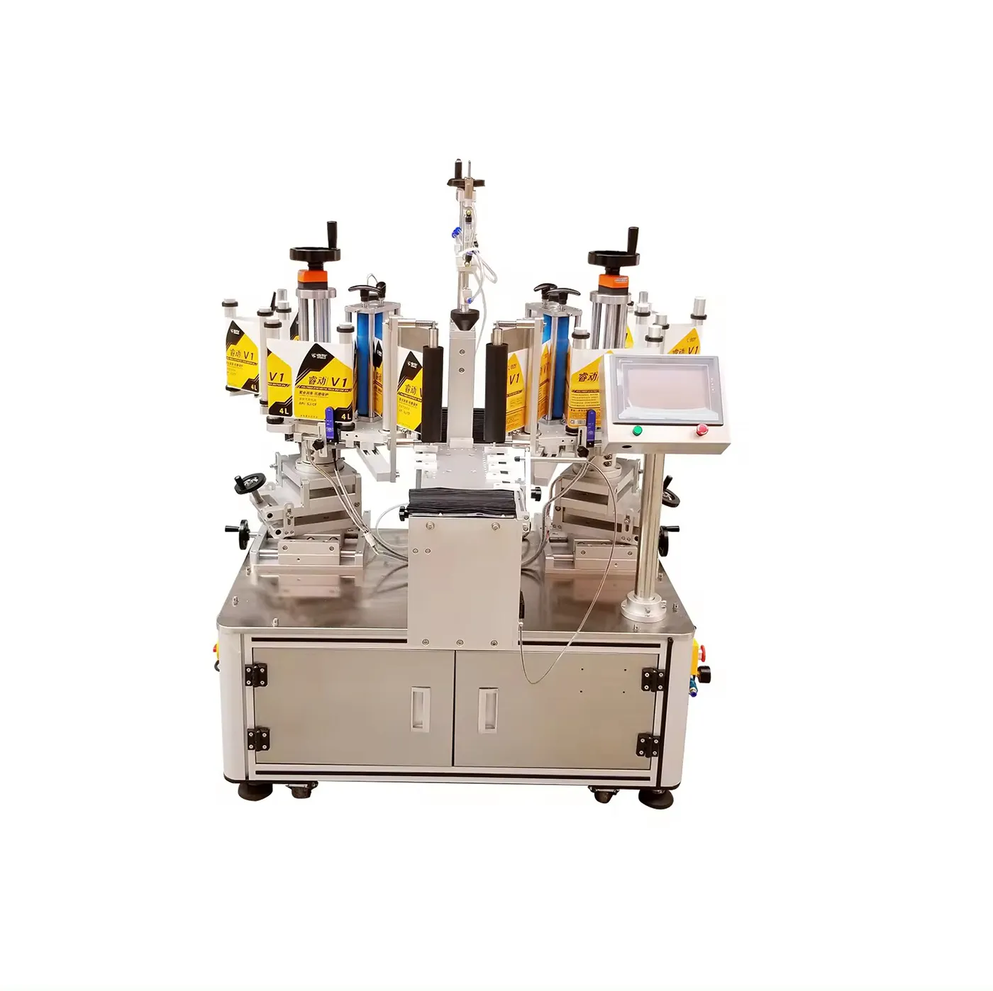 Semi-Automatic Two Side bottle Labeler Labeling Machine For Sale
