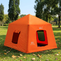 Tente de camping gonflable Winsun en PVC, imperméable et ignifuge, pour la randonnée en famille en plein air, structure personnalisée, installation facile