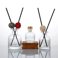 Diffuseur de parfum naturel à bâtonnets le plus vendu, grand récipient en verre, désodorisant pour hall d'hôtel et salon