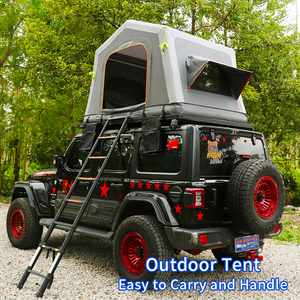 Tente gonflable imperméable pour <span class=keywords><strong>camping</strong></span> en plein air, tente de toit de voiture, <span class=keywords><strong>pièces</strong></span> de tente pneumatique, installation rapide, accessoires pour attelage de remorque familial pour voyages en autonomie - Product Image 1