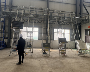 Plataforma de Trabajo Aérea Eléctrica de Aleación de Aluminio, Elevador de Escalera Aérea, Elevador de Paneles Solares, Elevador de Puertas y Ventanas de Vidrio para Construcción - Product Image 5