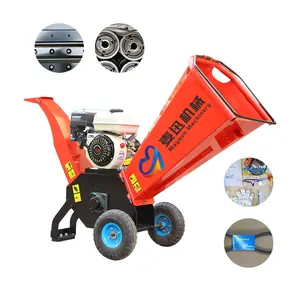 Maysun chất lượng tốt nhất gỗ chipper Shredder điện khí 15HP mùn cưa máy mini Gỗ chipper