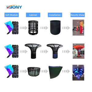 لوحة التمرير بنمط الكتابة على الجدران بألوان كاملة يمكن تصميم إبداعي زجاجة مشروبات يمكن عرض المشروبات القابلة للثني - Product Image 6