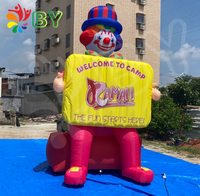 Publicidad al aire libre Entretenimiento Eventos Gigante Inflable Personaje de dibujos animados Modelo Payaso de circo para inflable personalizado