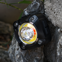 Lampu Kepala LED Ringan 48.5g dengan Sensor Gerak dan Baterai Isi Ulang untuk Hiking