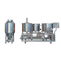 Cuve de Fermentation Personnalisable 100L en Acier Inoxydable 304 avec Enveloppe de Refroidissement, Brides et Trappe d'Accès pour la Production de Bière Artisanale en Bar