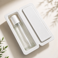 Boîte cosmétique en carton moulé en fibre de pulpe de bagasse de canne à sucre pour emballage de produits de beauté, impression personnalisée