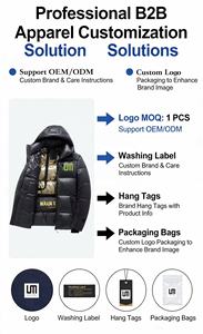 Servizio OEM Parka Spesso da Uomo di Buona Qualità Antivento con Cappuccio di Tendenza Invernale Cappotto Bomber Vintage Classico - Product Image 2