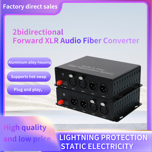 ตัวแปลงเสียงไฟเบอร์แบบสองทิศทาง XLR บาลานซ์ สำหรับการถ่ายทอดเสียงแบบอะนาล็อกมาตรฐาน - Product Image 2