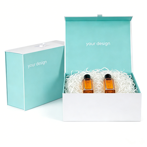 กล่องบรรจุภัณฑ์ความงามสุดหรู กล่องกระดาษแข็งพับได้แบบแม่เหล็ก สำหรับชุดผลิตภัณฑ์ดูแลผิวและชุดของขวัญพรีเมียม - Product Image 4