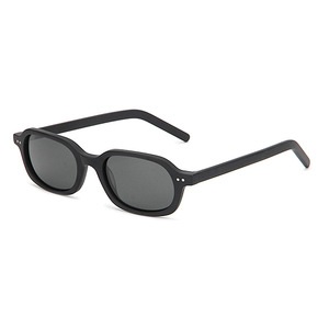 Lunettes de soleil ovales rétro, monture intégrale marron, verres anti-lumière bleue, unisexe, légères, usage quotidien, adulte - Product Image 3