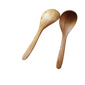 Handmade Wooden <b>Spoon</b> Long Handle Cooking Serving <b>Spoon</b> Natural Kitchen Stirring <b>Spoon</b> for Tea Coffee Soup - Product Image 1