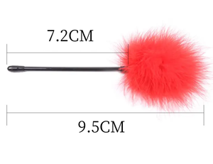 Slavin Veer Kietelstok Bondage Gear Feather Zweep Voor Paar Volwassen Flirten Spanking Slapper Spel - Product Image 2