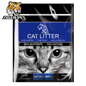 China hersteller großhandel pet liefert verklumpung farbige duft bentonit katzenstreu - Product Image 5