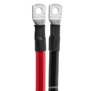 Cable de Batería Sparta Power de 4 AWG y 1 Pie con Conectores Rápidos SP120A y Terminales de Anillo de 3/8 Pulgadas - Product Image 3