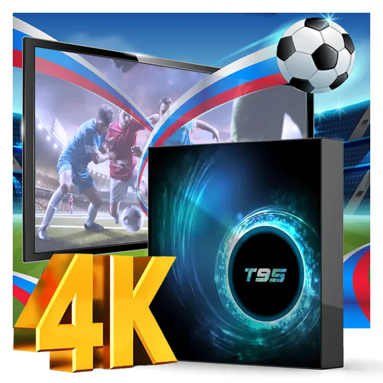 एंड्रॉइड टीवी बॉक्स t95 ipTV बॉक्स उच्च गुणवत्ता 2 + 16g 4K HD वाईफाई