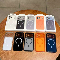 Coque de téléphone magnétique antichoc en TPU et PC Victor, épaisseur 2,0 mm, grande fenêtre pour appareil photo, transparente et anti-rayures, vente en gros