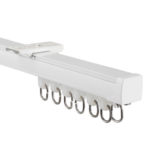 <span class=keywords><strong>Rail</strong></span> de rideau droit simple, léger et facile à installer, <span class=keywords><strong>pour</strong></span> chambre à coucher, salon, fenêtre - Product Image 2
