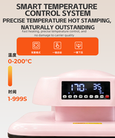 Presse à chaud intelligente 3ème génération CH2352 38*38cm avec base coulissante pour impression manuelle de vêtements DTF et par sublimation