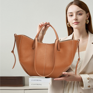 Borsa a Mano Stile Francese di Alta Gamma in Pelle Bovina Borsa a Spalla Singola Sottobraccio in Pelle di Grande Capacità Borsa Tote da Donna per Lavoro e Shopping - Product Image 2