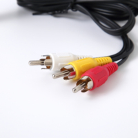 Câble RCA vers 3 RCA, adaptateur audio jack 3,5 mm, câble vidéo auxiliaire AV, adapté pour lecteur DVD, enregistreur, Hi-Fi, magnétoscope, téléviseur, stéréo