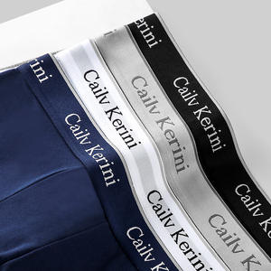 Vente en gros de sous-vêtements de taille moyenne bon marché avec impression de lettres caleçons respirants à séchage rapide pour hommes caleçons de <span class=keywords><strong>marque</strong></span> - Product Image 3