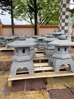 Lámpara de Jardín Duradera de Piedra de Granito |   Decoración de Jardín Japonés para Exteriores, Lagos, Espacios Zen al Aire Libre