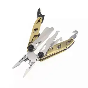 Survival Folding Purpose Plier Foldable Pocket Fine Blanking Multi Tool Pliers With Seat Belt Cutter Glass Breaker