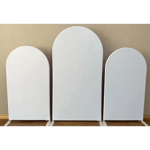 Cubiertas de <span class=keywords><strong>arco</strong></span> personalizadas, cubierta de fondo para decoraciones de cilindros de fiesta, Fondo de foto de <span class=keywords><strong>arco</strong></span> de tela elástica de doble cara - Product Image 1