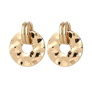 Pendientes de Oro Irregulares de Estilo Personalizado Jingciren Boutique, Gran Venta, Estilo Hong Kong, Elegantes para Mujer, con Caja de Regalo - Product Image 5