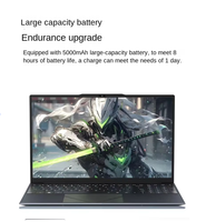 Laptop edukasi 15.6 inci AMD 3500U DDR516GB, laptop bisnis memori Video Panel IPS 6 Bluetooth 512 WIFI SSD 5.2 GB