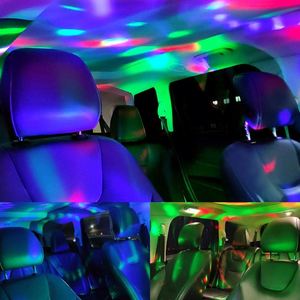 USB Mini Disco Ball <span class=keywords><strong>Magic</strong></span> Stroboscope Lights moving retro poj dj mini laser led stage lights 2022 for Car Atmosphere Room Decorations - Product Image 3