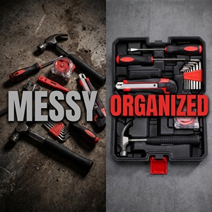 Kit de Herramientas Manuales Portátiles de 15 Piezas para Reparaciones y Tareas de Mantenimiento Diario en el Hogar - Product Image 2