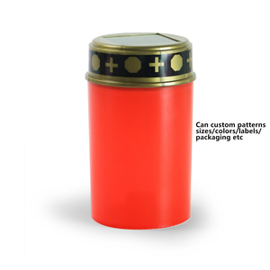 Lampe <span class=keywords><strong>solaire</strong></span> de <span class=keywords><strong>cimetière</strong></span> à LED personnalisée étanche scintillement bougies commémoratives décoration de <span class=keywords><strong>cimetière</strong></span> lumière commémorative extérieure - Product Image 3
