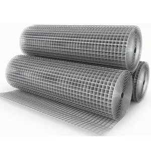Factory manufacture 8 gauge Galvanized PVC Coated 2 x 2 Welded Wire mesh Roll 25mm X 25mm hole size