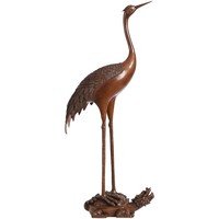 Ornements en Cuivre Tête de Dragon, Tortue et Grue, Décorations Créatives de Style Chinois pour la Maison, Cadeaux d'Anniversaire et pour Aînés, Articles de Collection