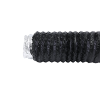 Réduction du bruit Tuyau de ventilation de climatisation en aluminium combiné Tube de silencieux de ventilation flexible