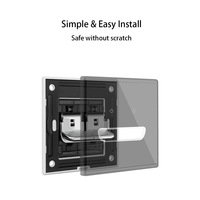 Toma de corriente de vidrio templado SIXWGH 2.5D-Superficie a prueba de arañazos y alta conductividad-Soporte de fabricante certificado OEM(CE/RoHS)