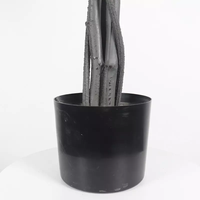 Arbre artificiel décoratif en plastique Ficus/Benjamin/Banyan 145 cm, utilisation multi-espaces pour la décoration de Noël et d'Oktoberfest