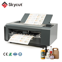 SKYCUT A3MAX7-Pro Cortadora de Etiquetas con Alimentación Automática y Hendido de Rueda de Doble Cabezal