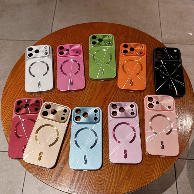 Luxury CD Pattern Magnetic Colorful Mobile Phone Case for iPhone 18 17 16 15 14 13 Pro Max