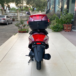 Scooter à essence M12 rose <span class=keywords><strong>50cc</strong></span> pour adultes 60 km/h 10 pouces pneus pare-brise freins à disque et à tambour avec coffre adapté aux filles - Product Image 6