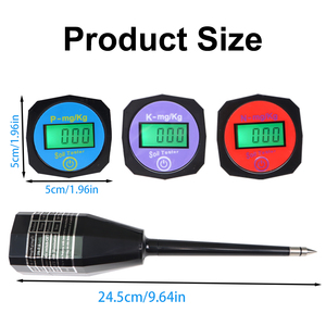Novo Atacado Testador De Solo Sonda De Alta Precisão Fósforo Conteúdo Nutriente Testador Nitrogênio Fósforo Potássio Solo <span class=keywords><strong>pH</strong></span> Medidor - Product Image 6