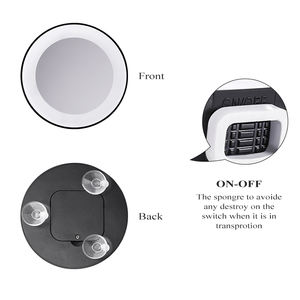 <span class=keywords><strong>Espejo</strong></span> de <span class=keywords><strong>Aumento</strong></span> Redondo con 10 Luces LED para <span class=keywords><strong>Baño</strong></span>, Herramienta Cosmética de Belleza con Tres Ventosas, <span class=keywords><strong>Espejo</strong></span> de Maquillaje con <span class=keywords><strong>Aumento</strong></span> - Product Image 3